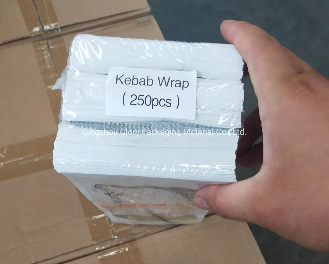 Customized Aluminum Foil Lined Paper Bag Doner Kebab Bag