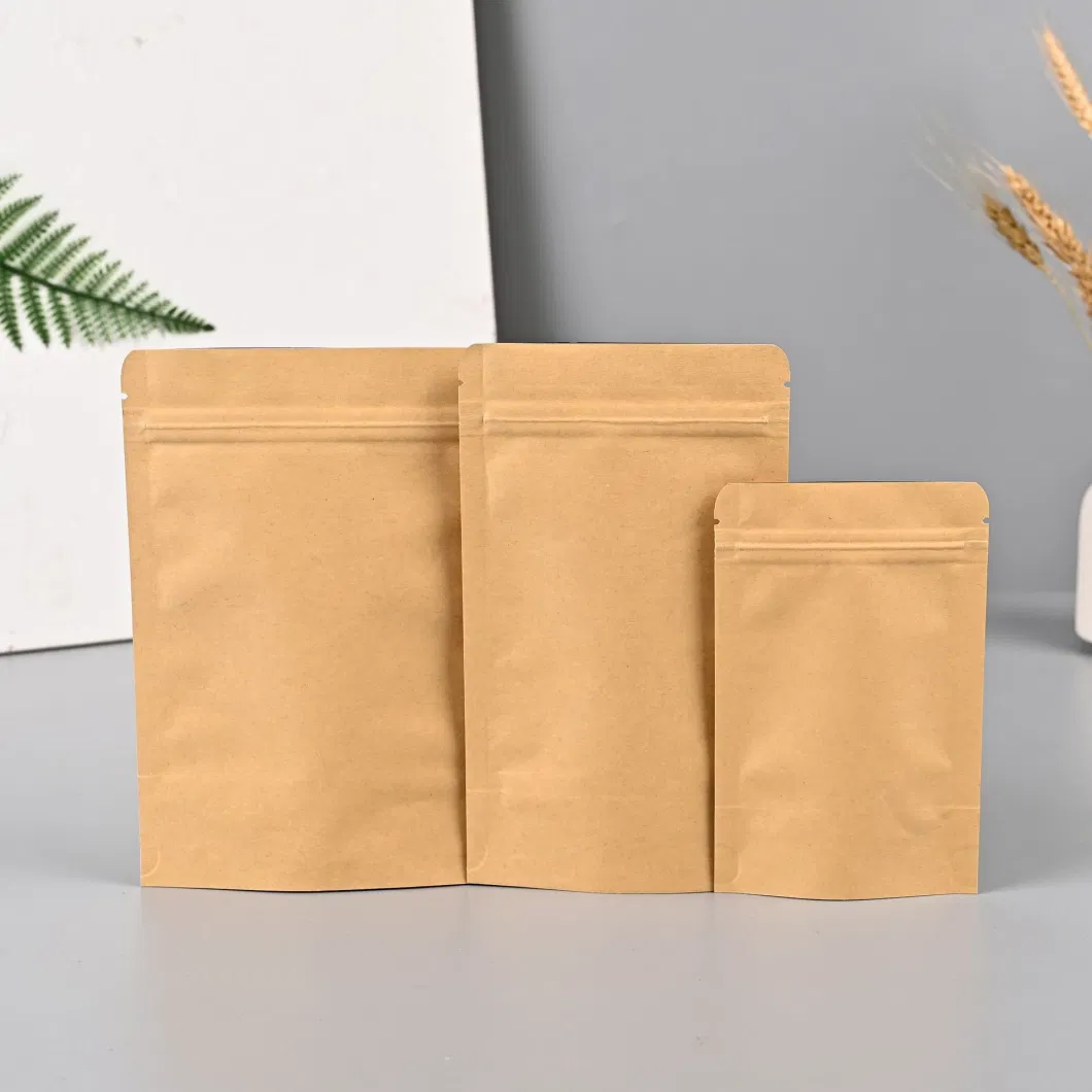 Kraft Paper Bakery Food Packaging Bag 16oz Biscuit/Cookies Packing Bag