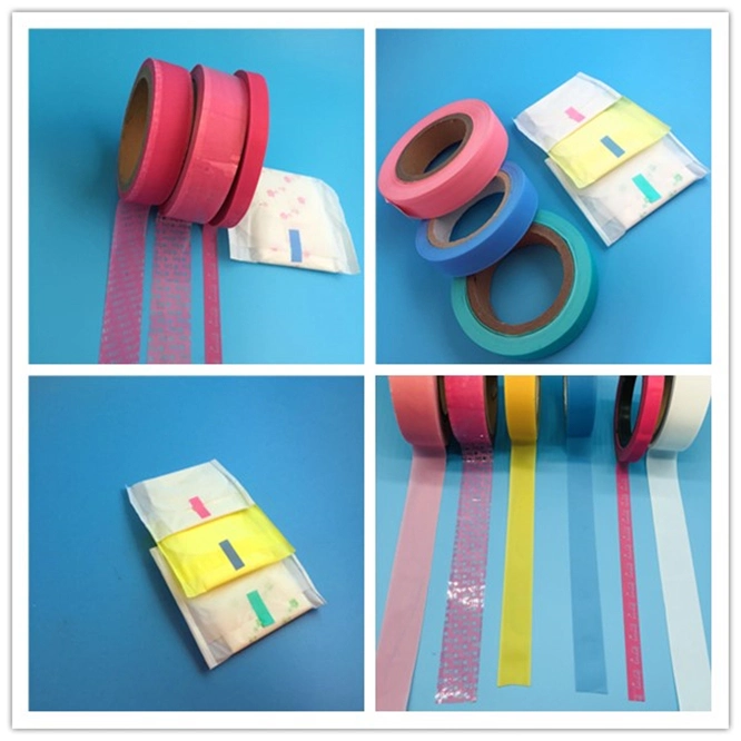 Single Side Reseal Tape for Female Sanitary Napkins Easy Open Tape