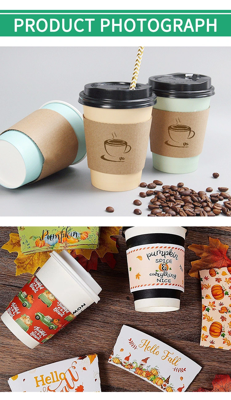 Disposable Cup Paper Coffee Custom Cup Sleeve